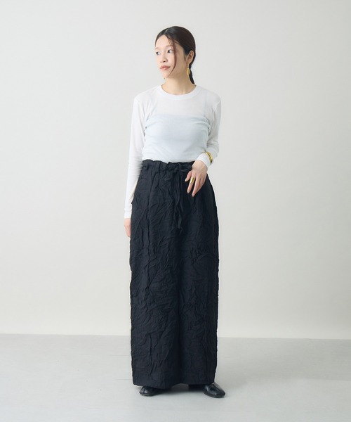kuros'(クロス)の「スマイルコットン長袖T(Tシャツ/カットソー・レディース・ブラック/ホワイト・MEDIUM/SMALL)」の20枚目の写真