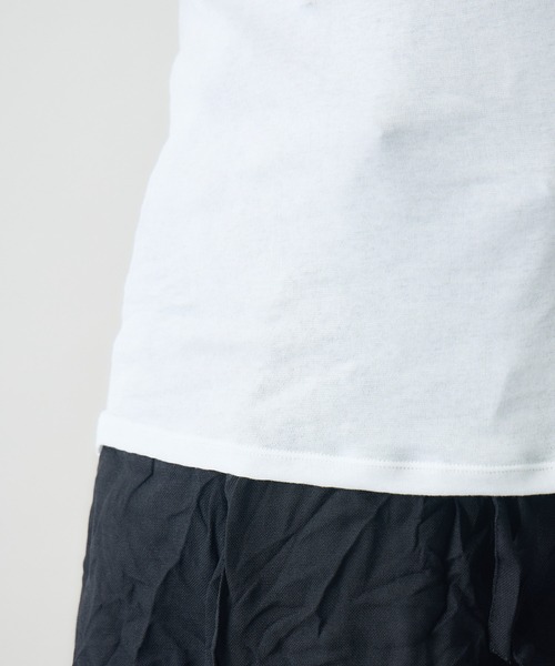 kuros'(クロス)の「スマイルコットン長袖T(Tシャツ/カットソー・レディース・ブラック/ホワイト・MEDIUM/SMALL)」の8枚目の写真