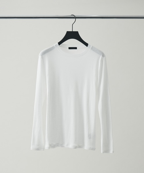 kuros'(クロス)の「スマイルコットン長袖T(Tシャツ/カットソー・レディース・ブラック/ホワイト・MEDIUM/SMALL)」の13枚目の写真