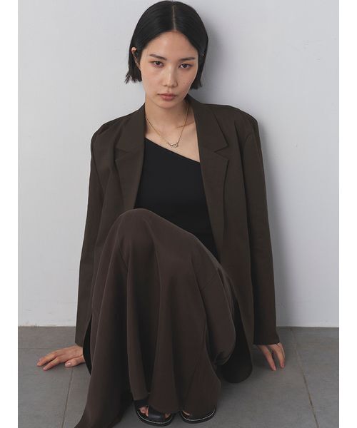 MIESROHE(ミースロエ)の「キュプライージーナロースカート(スカート・レディース・ブラウン/アイボリー/イエロー・1/0)」の4枚目の写真