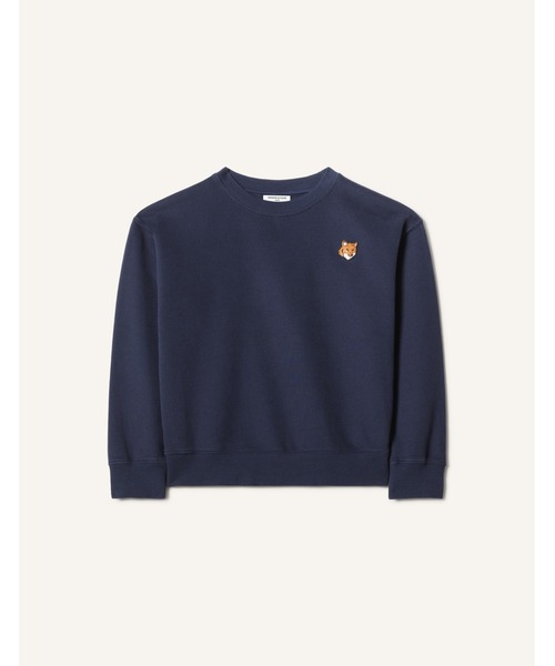 Maison Kitsune(メゾンキツネ)の「FOX HEAD KID SWEATSHIRT(スウェット・キッズ・ベビーピンク/ネイビー・12/10/8/6/4)」の17枚目の写真