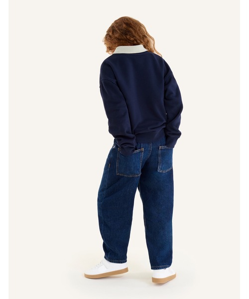 Maison Kitsune(メゾンキツネ)の「FOX HEAD KID SWEATSHIRT(スウェット・キッズ・ベビーピンク/ネイビー・12/10/8/6/4)」の13枚目の写真