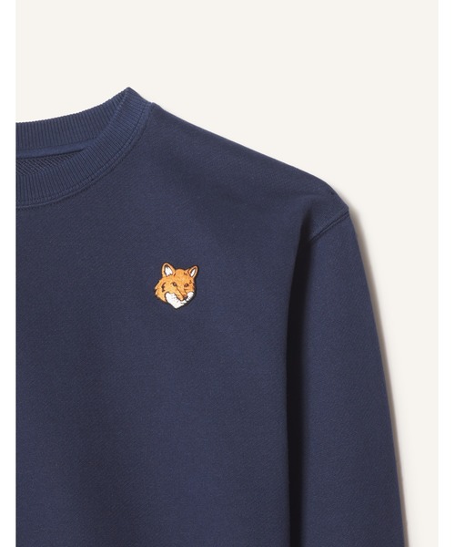 Maison Kitsune(メゾンキツネ)の「FOX HEAD KID SWEATSHIRT(スウェット・キッズ・ベビーピンク/ネイビー・12/10/8/6/4)」の12枚目の写真