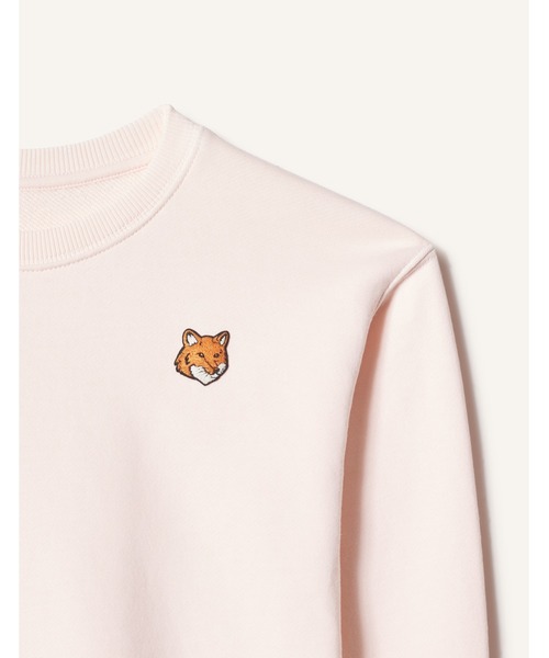 Maison Kitsune(メゾンキツネ)の「FOX HEAD KID SWEATSHIRT(スウェット・キッズ・ベビーピンク/ネイビー・12/10/8/6/4)」の8枚目の写真