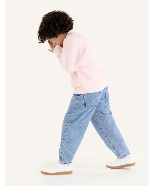 Maison Kitsune(メゾンキツネ)の「FOX HEAD KID SWEATSHIRT(スウェット・キッズ・ベビーピンク/ネイビー・12/10/8/6/4)」の10枚目の写真
