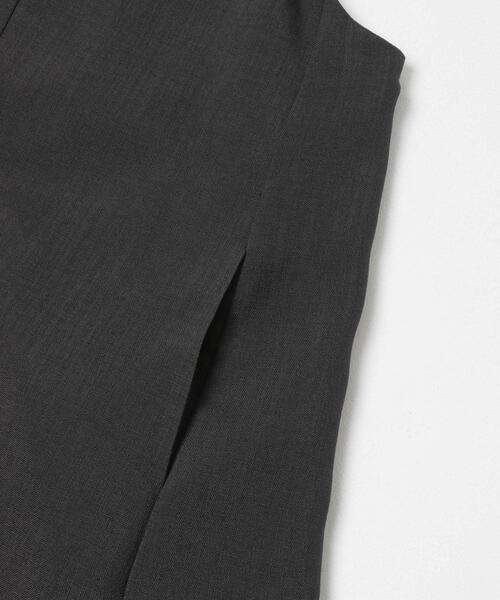 ITEMS URBANRESEARCH(アイテムズ アーバンリサーチ)の「『洗濯可』リネンライクバックリボンワンピース(ワンピース・レディース・チャコールグレー/ベージュ/オレンジ・FREE)」の7枚目の写真