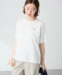 ドットプリントTシャツ