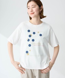 ドットプリントTシャツ