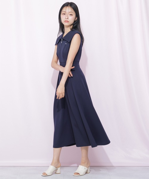 JILL by JILL STUART(ジルバイジルスチュアート)の「ダイバー襟付きワンピース(ワンピース・レディース・ピンク/ホワイト/ネイビー・FREE)」の22枚目の写真