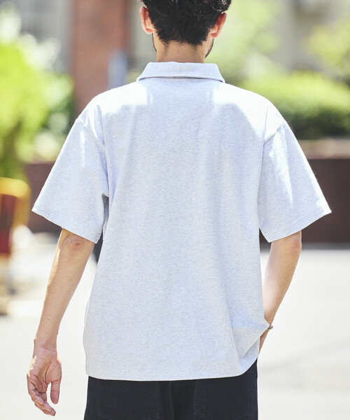 FREAK'S STORE（フリークスストア）の「HEAVY WEIGHT/ヘビーウェイト ショートスリーブ ポロシャツ/Tシャツ/10.5オンス（ポロシャツ・メンズ・ライトグレー/ホワイト/ブラック/レッド・LARGE/MEDIUM/SMALL）」の21枚目の写真