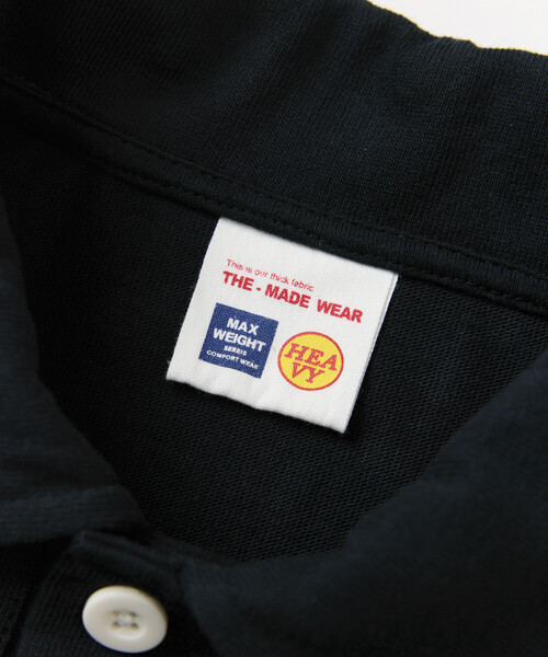 FREAK'S STORE（フリークスストア）の「HEAVY WEIGHT/ヘビーウェイト ショートスリーブ ポロシャツ/Tシャツ/10.5オンス（ポロシャツ・メンズ・ライトグレー/ホワイト/ブラック/レッド・LARGE/MEDIUM/SMALL）」の14枚目の写真