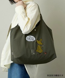 MOOMIN | 【MOOMIN】(ムーミン) 軽量 保温保冷 A4 B4収納 軽撥水 刺繍 マルシェバッグ RMPK-01HR(ショルダーバッグ)