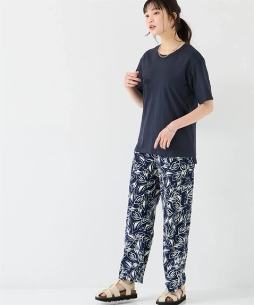 nissen(ニッセン)の「綿100%汗染みしにくいクルーネック5分袖Tシャツ<大きいサイズ有>(Tシャツ/カットソー・レディース・ダークグリーン/カーキ/ブラック/モカ/ピンク/イエロー/ネイビー/オフホワイト・3L/L/LL/S/M)」の21枚目の写真