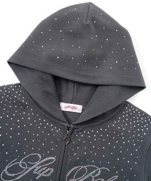 A'GEM/9 × .kom 『SUPPLIER/サプライヤー』 Sparkle Rhinestone Zip