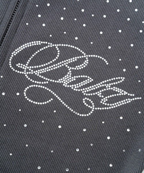 A'GEM/9 × .kom 『SUPPLIER/サプライヤー』 Sparkle Rhinestone Zip