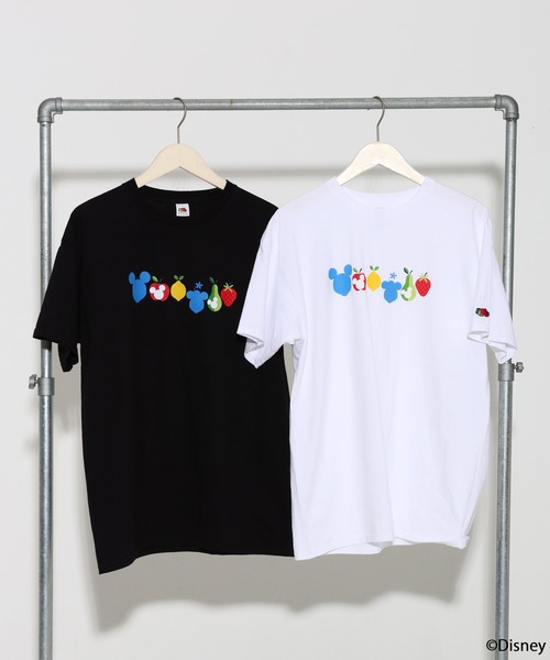 FRUIT OF THE LOOM(フルーツオブザルーム)の「FTL×Disney COLORFUL T-shirt(Tシャツ/カットソー・メンズ・ホワイト/ブラック・L/XL/M)」の11枚目の写真