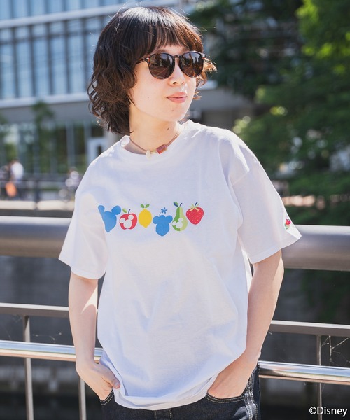 FRUIT OF THE LOOM(フルーツオブザルーム)の「FTL×Disney COLORFUL T-shirt(Tシャツ/カットソー・メンズ・ホワイト/ブラック・L/XL/M)」の12枚目の写真