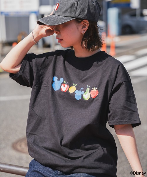 FRUIT OF THE LOOM(フルーツオブザルーム)の「FTL×Disney COLORFUL T-shirt(Tシャツ/カットソー・メンズ・ホワイト/ブラック・L/XL/M)」の16枚目の写真