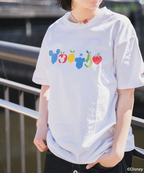 FRUIT OF THE LOOM(フルーツオブザルーム)の「FTL×Disney COLORFUL T-shirt(Tシャツ/カットソー・メンズ・ホワイト/ブラック・L/XL/M)」の13枚目の写真