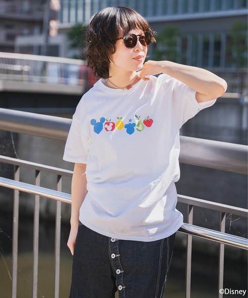 FRUIT OF THE LOOM(フルーツオブザルーム)の「FTL×Disney COLORFUL T-shirt(Tシャツ/カットソー・メンズ・ホワイト/ブラック・L/XL/M)」の15枚目の写真