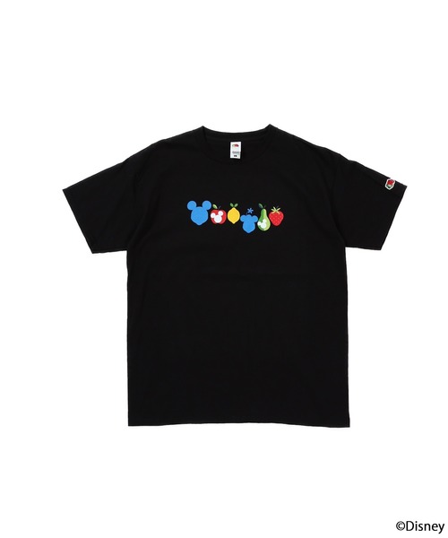 FRUIT OF THE LOOM(フルーツオブザルーム)の「FTL×Disney COLORFUL T-shirt(Tシャツ/カットソー・メンズ・ホワイト/ブラック・L/XL/M)」の4枚目の写真