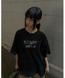 MWOONG（ムン）の「Sorry mom VTG tee BK（Tシャツ/カットソー）」
