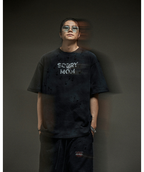 MWOONG(ムン)の「Sorry mom VTG tee BK(Tシャツ/カットソー・レディース・その他・FREE)」の3枚目の写真
