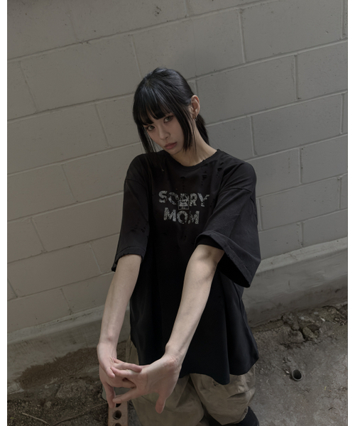 MWOONG(ムン)の「Sorry mom VTG tee BK(Tシャツ/カットソー・レディース・その他・FREE)」の10枚目の写真