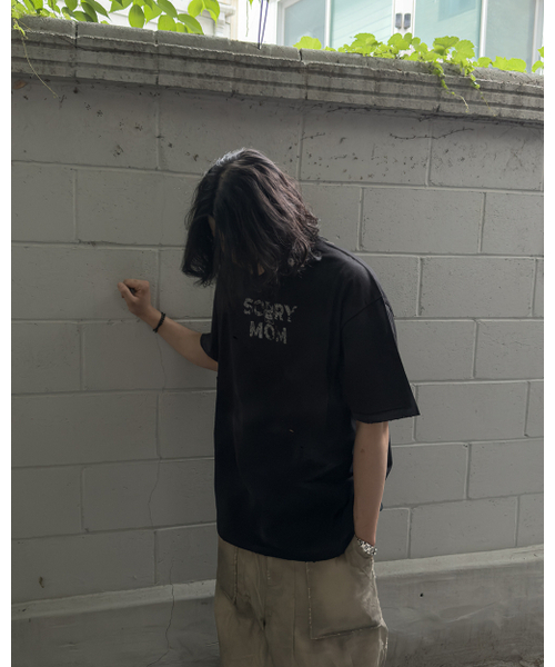 MWOONG(ムン)の「Sorry mom VTG tee BK(Tシャツ/カットソー・レディース・その他・FREE)」の9枚目の写真