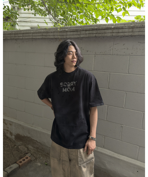 MWOONG(ムン)の「Sorry mom VTG tee BK(Tシャツ/カットソー・レディース・その他・FREE)」の8枚目の写真