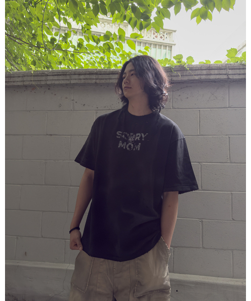 MWOONG(ムン)の「Sorry mom VTG tee BK(Tシャツ/カットソー・レディース・その他・FREE)」の7枚目の写真