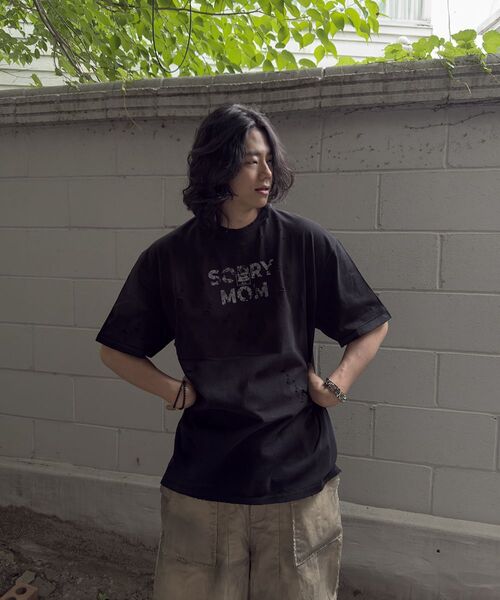 MWOONG(ムン)の「Sorry mom VTG tee BK(Tシャツ/カットソー・レディース・その他・FREE)」の18枚目の写真