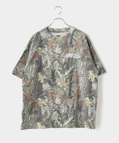 OBEY(オベイ)の「OBEY / オベイ SPEED SQUAD(Tシャツ/カットソー・メンズ・カーキ・MEDIUM/LARGE)」の1枚目の写真