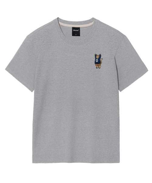 OKSTAR(オクスター)の「万歳刺繍半袖(Tシャツ/カットソー・レディース・グレー/ネイビー/ダークグリーン/ダークブルー/ホワイト/ライトグレー/ライトベージュ/クリーム/ダークグレー/ブラック/カーキ・2XL/X-LARGE/LARGE/MEDIUM/SMALL/3XL/4XL)」の19枚目の写真