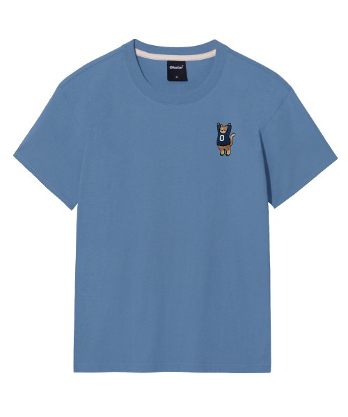 OKSTAR(オクスター)の「万歳刺繍半袖(Tシャツ/カットソー・レディース・グレー/ネイビー/ダークグリーン/ダークブルー/ホワイト/ライトグレー/ライトベージュ/クリーム/ダークグレー/ブラック/カーキ・2XL/X-LARGE/LARGE/MEDIUM/SMALL/3XL/4XL)」の13枚目の写真