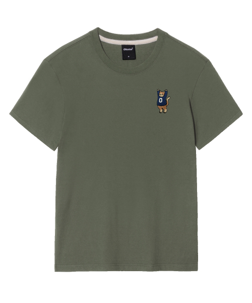 OKSTAR(オクスター)の「万歳刺繍半袖(Tシャツ/カットソー・レディース・グレー/ネイビー/ダークグリーン/ダークブルー/ホワイト/ライトグレー/ライトベージュ/クリーム/ダークグレー/ブラック/カーキ・2XL/X-LARGE/LARGE/MEDIUM/SMALL/3XL/4XL)」の17枚目の写真