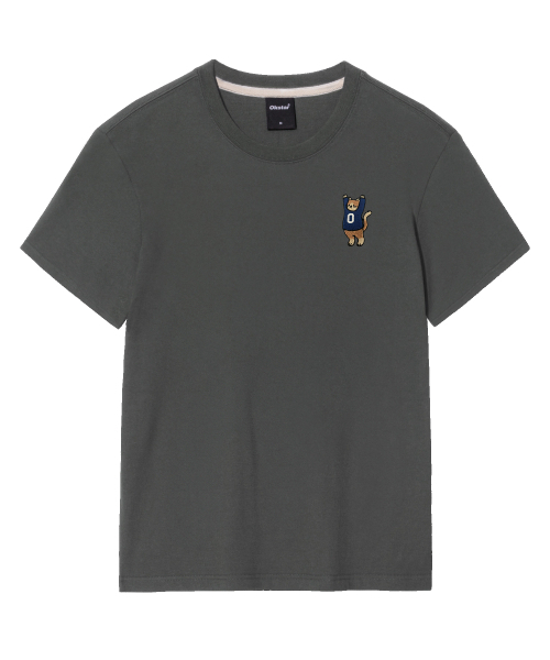 OKSTAR(オクスター)の「万歳刺繍半袖(Tシャツ/カットソー・レディース・グレー/ネイビー/ダークグリーン/ダークブルー/ホワイト/ライトグレー/ライトベージュ/クリーム/ダークグレー/ブラック/カーキ・2XL/X-LARGE/LARGE/MEDIUM/SMALL/3XL/4XL)」の18枚目の写真