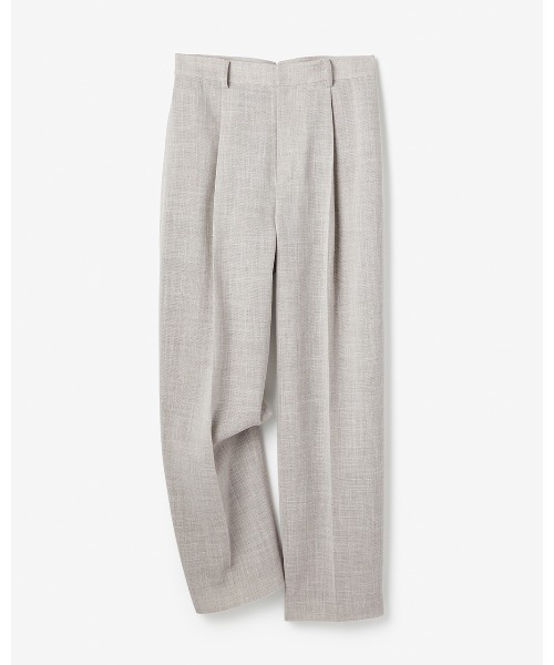 DoCLASSE（ ドゥクラッセ）の「バルキーリネンタッチ・カーブテーパードパンツ（その他パンツ・レディース・ベージュ/ダークネイビー/ライトグレー・13/15 /7/9/11）」の7枚目の写真