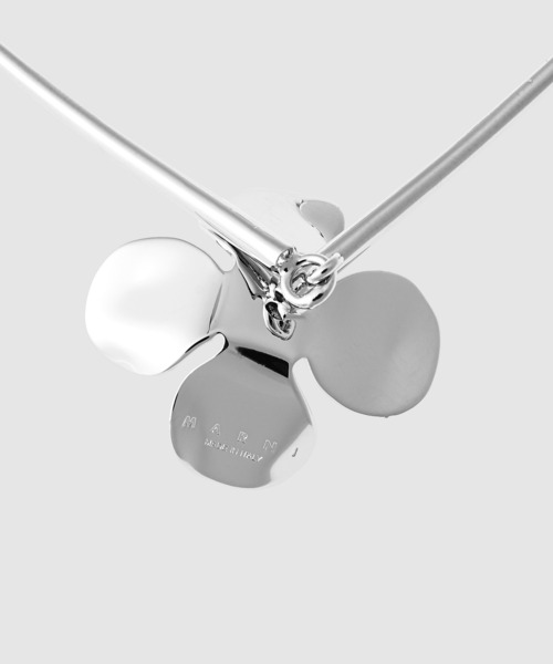 MARNI(マルニ)の「FLOWER NECKLACE / デイジー(ネックレス・レディース・シルバー・ONE SIZE)」の4枚目の写真