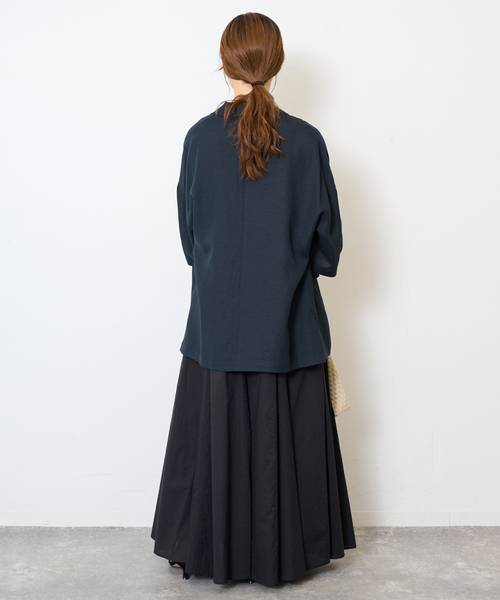 SLOBE IENA(スローブイエナ)の「コットンエアリーVネックフレアワンピース(ワンピース・レディース・ブルー系その他/ベージュ/ブラック・36/38)」の22枚目の写真
