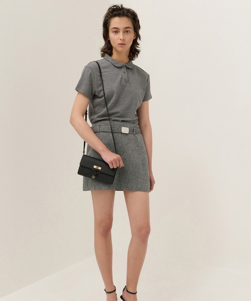 CHARLES & KEITH(チャールズ & キース)の「Tricha トリチャ ノットベルト クロスボディバッグ(ボディバッグ/ウエストポーチ・レディース・ブラック/ベージュ系その他6・XS)」の10枚目の写真