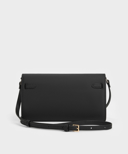 CHARLES & KEITH(チャールズ & キース)の「Tricha トリチャ ノットベルト クロスボディバッグ(ボディバッグ/ウエストポーチ・レディース・ブラック/ベージュ系その他6・XS)」の12枚目の写真