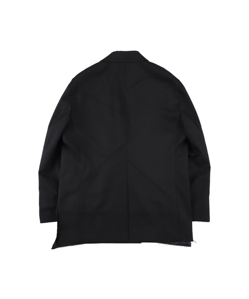 sulvam(サルバム)の「Gabardine switching JKT(テーラードジャケット・レディース・ブラック・S)」の2枚目の写真