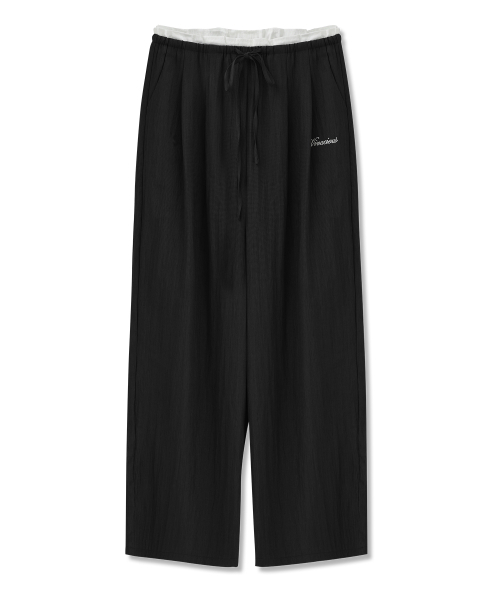 Vivacious(ビバシャス)の「ラフィネフリルレイヤードパンツ_2カラーズ(その他パンツ・レディース・ブラック/ネイビー・SMALL/MEDIUM)」の6枚目の写真