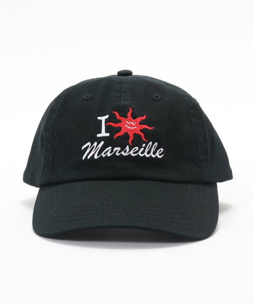 417 EDIFICE(フォーワンセブンエディフィス)の「VACANCE PERMANENTES × 417 I LOVE MARSEILLE Dad Cap(キャップ・メンズ・ホワイト/ブラック・FREE)」の3枚目の写真