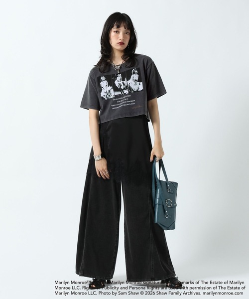 PAGEBOY（ページボーイ）の「【Marilyn Monroe】3連フォトT（Tシャツ/カットソー・レディース・チャコールグレー/オフホワイト・FREE）」の18枚目の写真