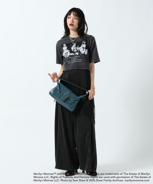 PAGEBOY（ページボーイ）の「【Marilyn Monroe】3連フォトT（Tシャツ/カットソー・レディース・チャコールグレー/オフホワイト・FREE）」の19枚目の写真