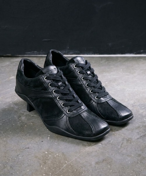 ASH（アッシュ）の「アッシュ【RAGWORT】レースアップパンプス ブーティー ハイブリットシューズ ブラック 6.5cmヒール（パンプス・レディース・ブラック・37/36/35/39/38）」の6枚目の写真
