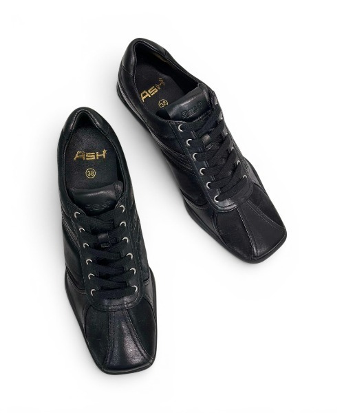 ASH（アッシュ）の「アッシュ【RAGWORT】レースアップパンプス ブーティー ハイブリットシューズ ブラック 6.5cmヒール（パンプス・レディース・ブラック・37/36/35/39/38）」の11枚目の写真