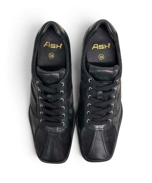 ASH（アッシュ）の「アッシュ【RAGWORT】レースアップパンプス ブーティー ハイブリットシューズ ブラック 6.5cmヒール（パンプス・レディース・ブラック・37/36/35/39/38）」の9枚目の写真